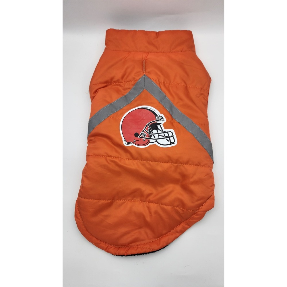 NFL‎ Cleveland Browns Dog Puffer Vest size L